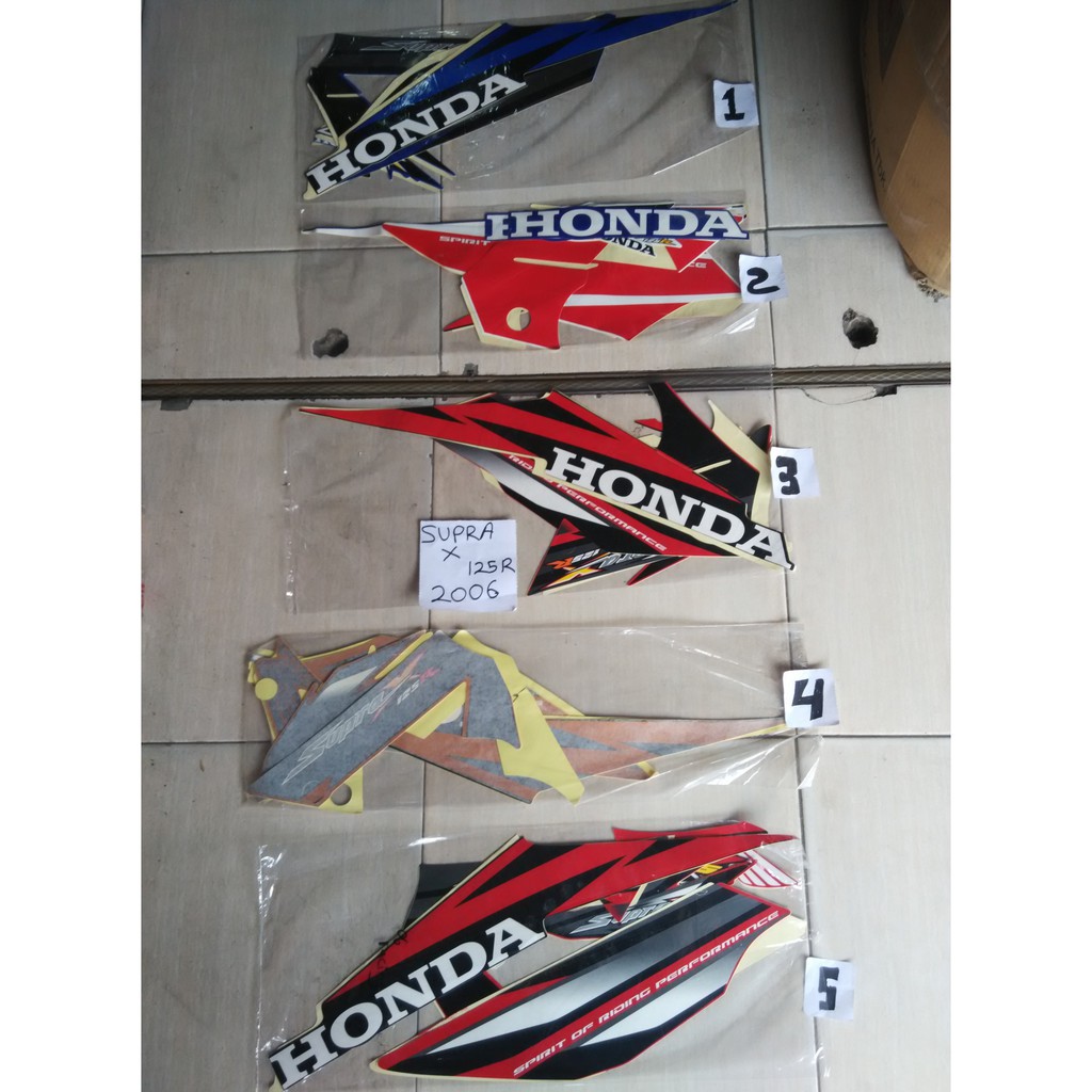 Striping Supra X 125R 2006