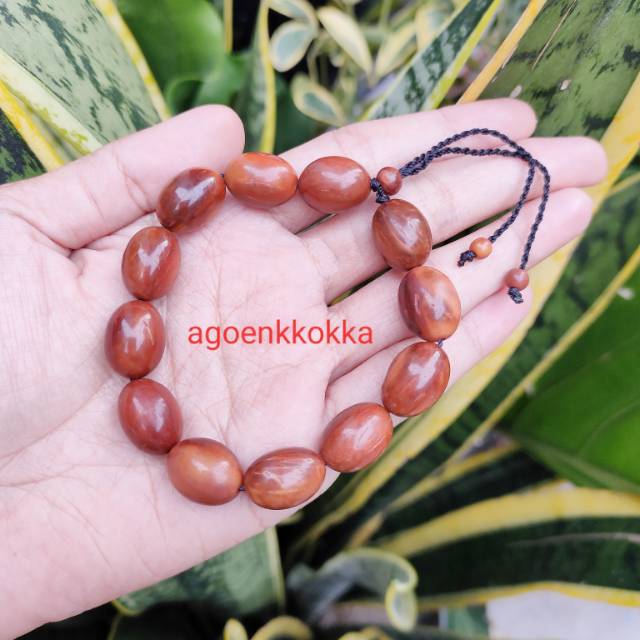 Gelang oval besar COKLAT kokka kaukah