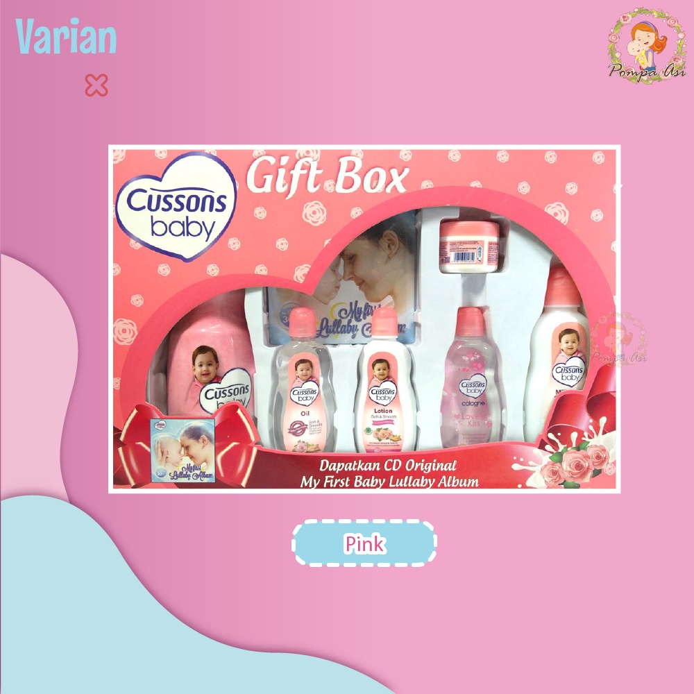 Paket Hadiah Perlengkapan Bayi Cussons Baby Gift Box Set Hampers New Born By Mallpompaasi