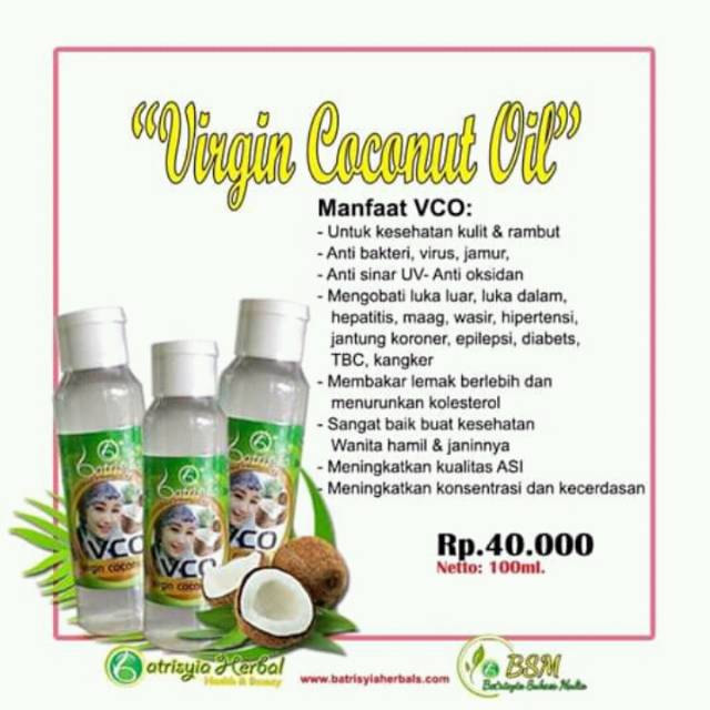 Vco Batrisyia Herbal Obat Gatal Obat Luka Indonesia