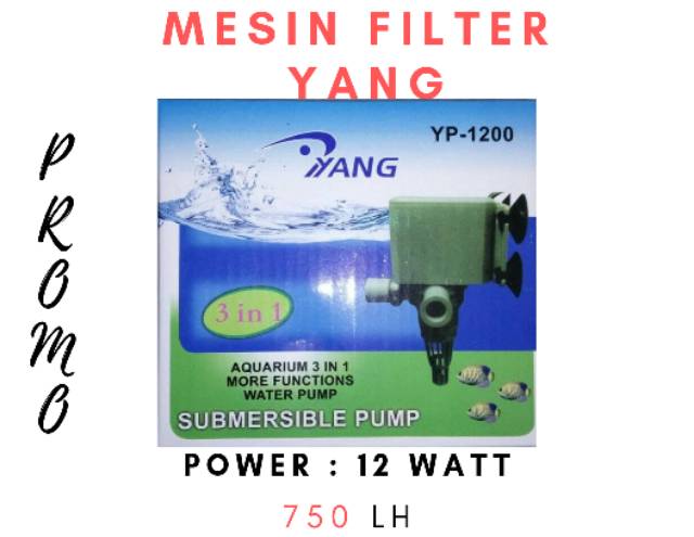 Filter aquarium Yang yp 1200 Best Seller