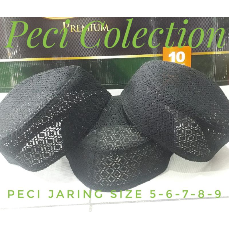 New Promo Peci Jaring Hitam / Kopiah Jaring Hitam / Peci Jaring / Kopiah Jaring
