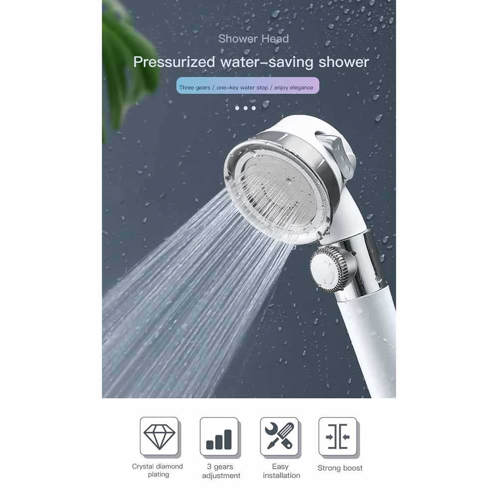 TD - PR1 Bathe Project Kepala Shower Mandi Minimalist Pressurized Nozzle - K002