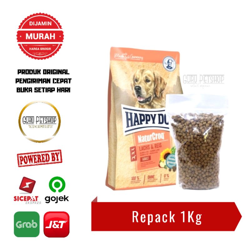 Makanan Anjing Happy Dog NaturCroq Rind &amp; Reis 1kg Naturcroq Beef 1kg