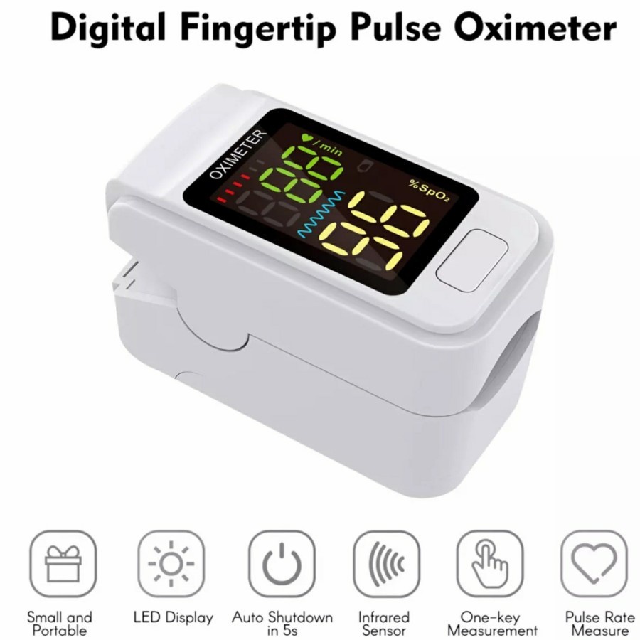 AMND Oximeter SO 811 / SO811 Alat Pengukur Kadar Oxigen free batere 2 pcs