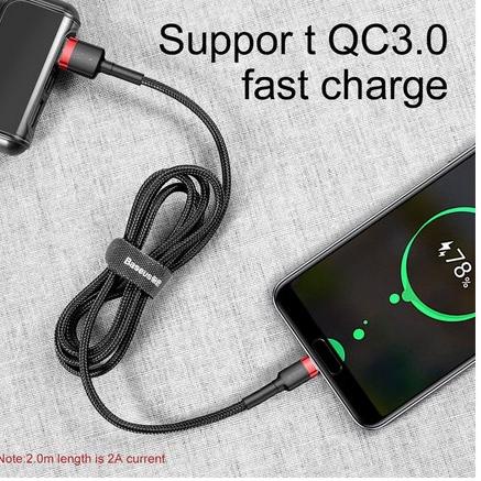 Sudah READY.. Baseus Kabel Data Type C Cafule Cable For Type C Quick Charge Baseus Type C Kabel Type