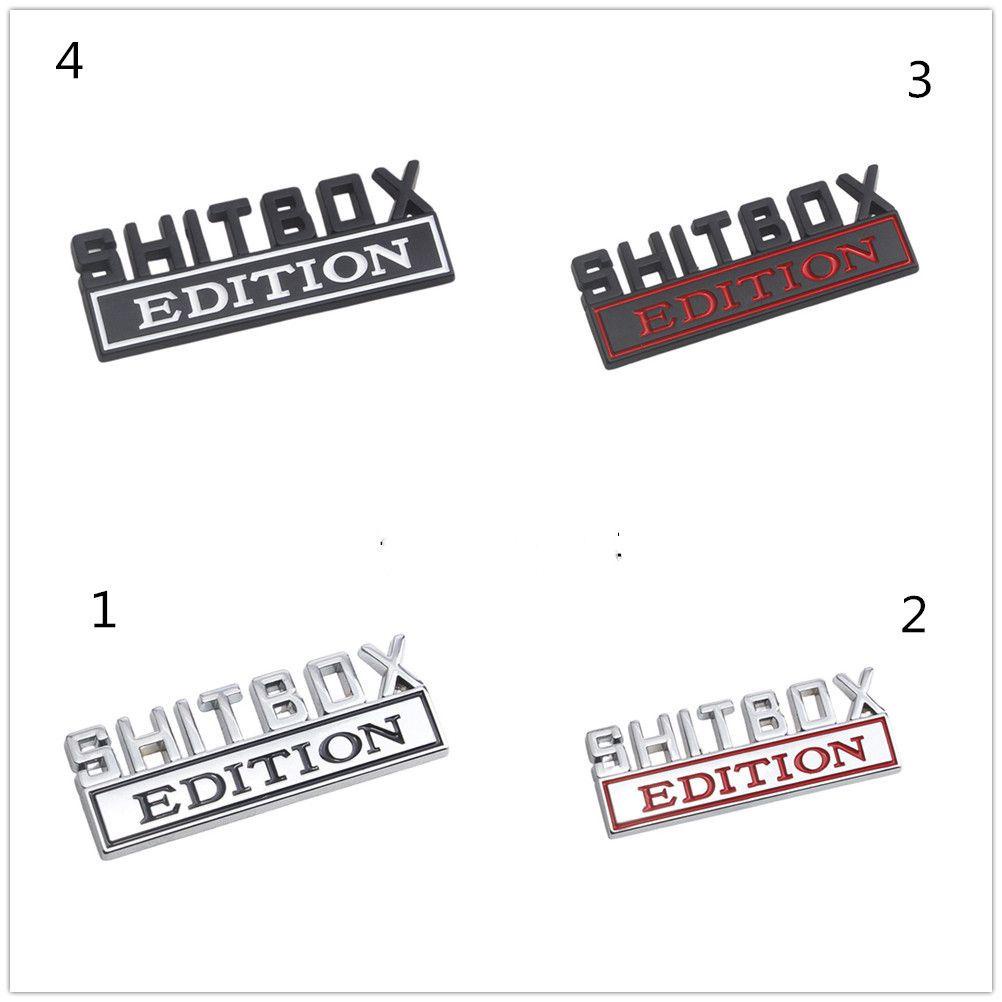 Top SHITBOX EDITION Fashion Mobil Truk Decal Truck 3D