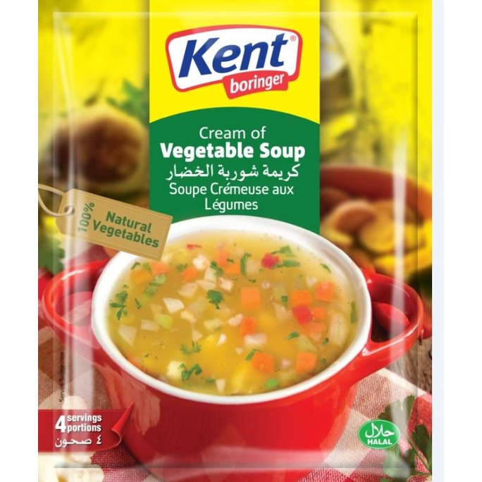 

Sup Krim Sayuran Kent Boringer Vegetable Soup 68g