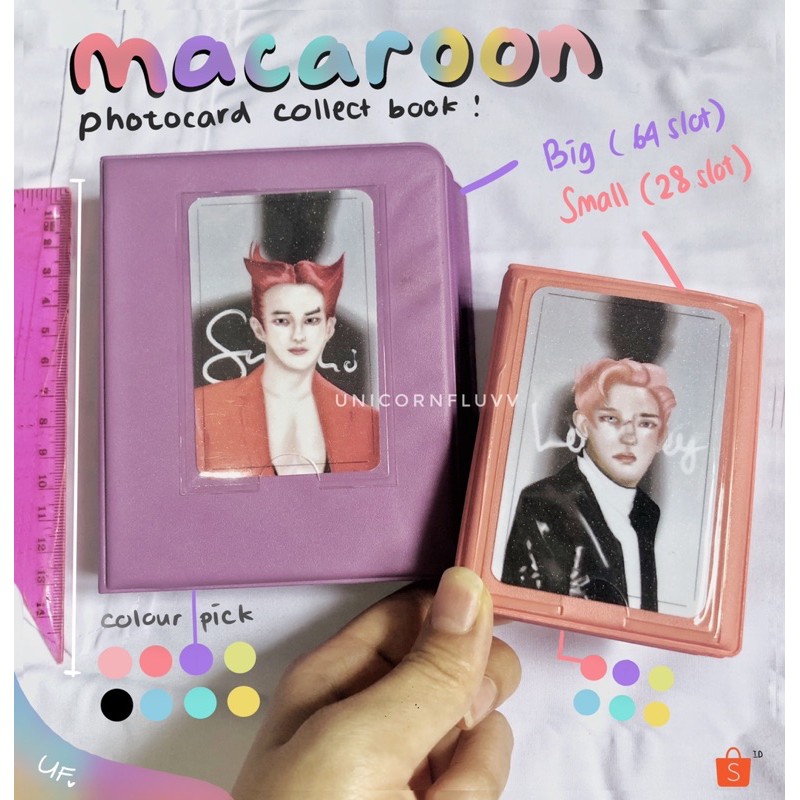 [REGULAR PO] MACAROON PHOTOCARD COLLECTION BOOK CASE EXO PC