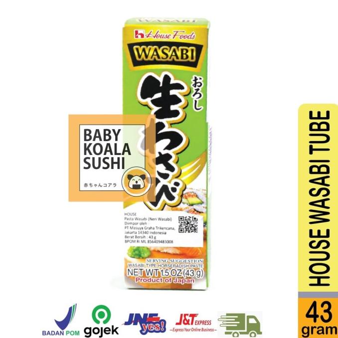

House Neri Wasabi Tube 43gr | Wasabi Pasta