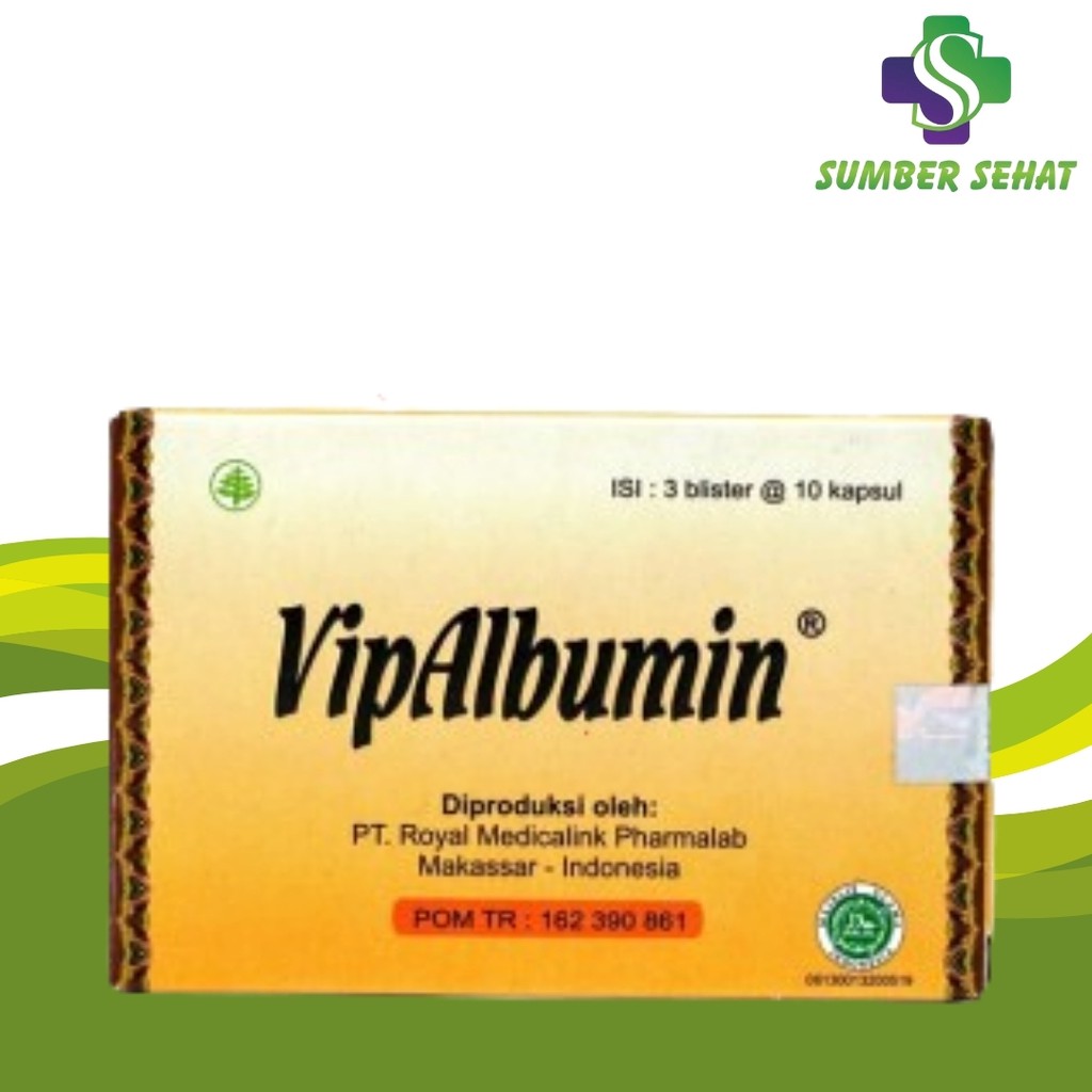 VIPALBUMIN CAP BOX 30 KAPSUL