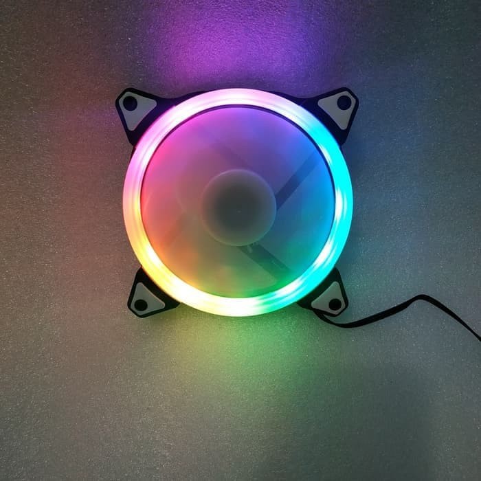 Illusion L-02 RGB Rotating Led Mejec Fan Casing 12CM LED Rotating RGB led