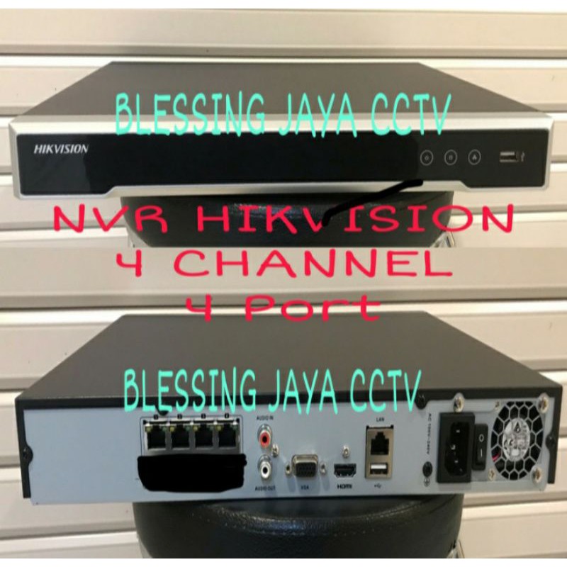 NVR HIKVISION 4 CHANNEL NVR 4 POE GARANSI