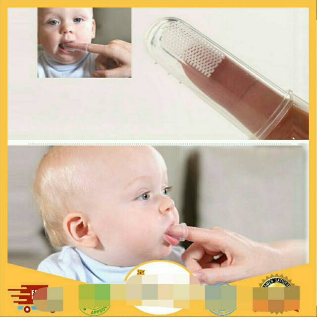 Sikat gigi bayi / sikat lidah bayi / sikat gigi silicon
