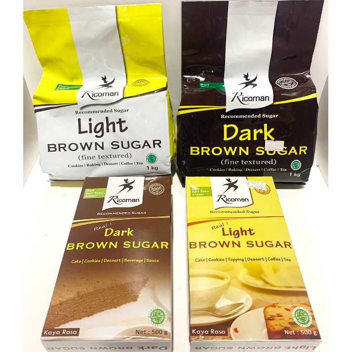 

RICOMAN BROWN SUGAR Dark & Light