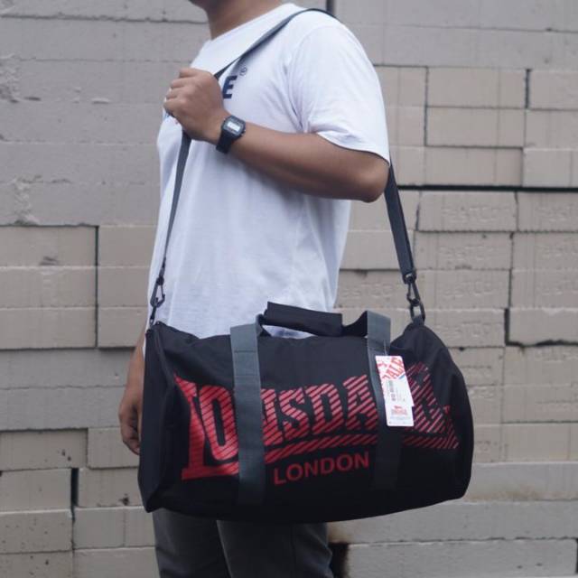 Tas pria wanita dufflebag lonsdale original BNWT