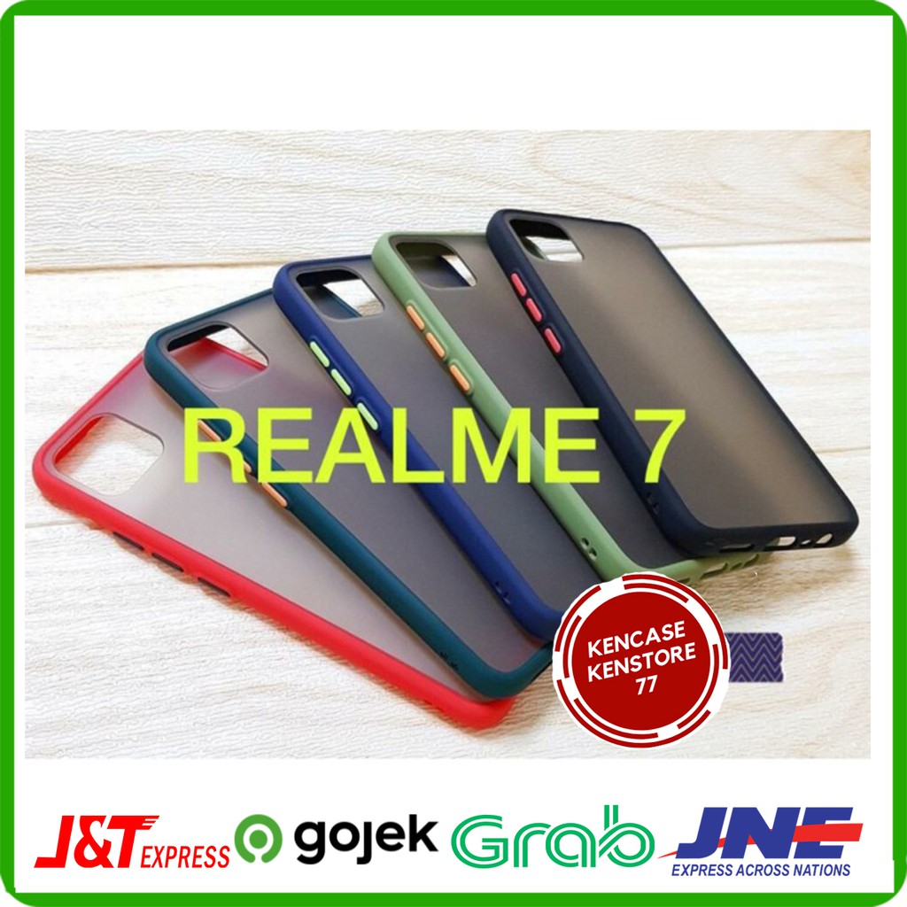Soft Case Oppo Realme 7 Realme 7i Hard Case Matte Colour Realme 7 Casing Silikon Warna