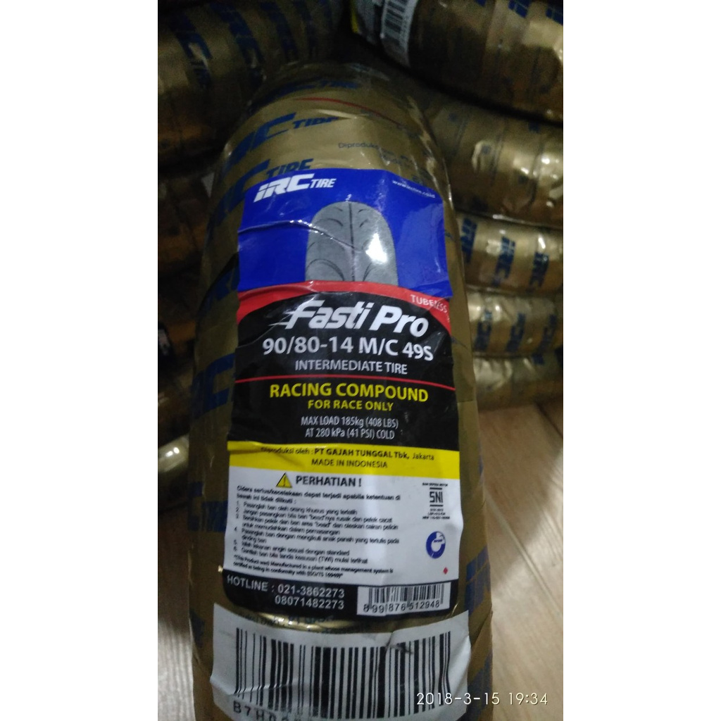 IRC FASTI PRO 90/80-14 Ori