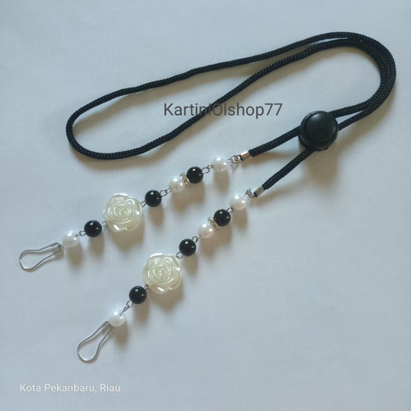 STRAP MASKER//Kalung Masker Mutiara Hijab//Pengait Masker