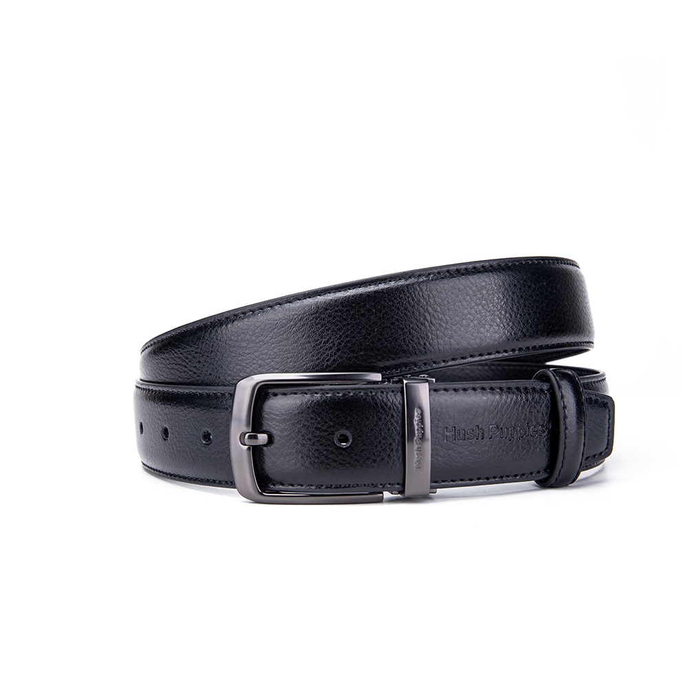 Hush Puppies Ikat Pinggang Pria Pacey Pin Clip 221 Black