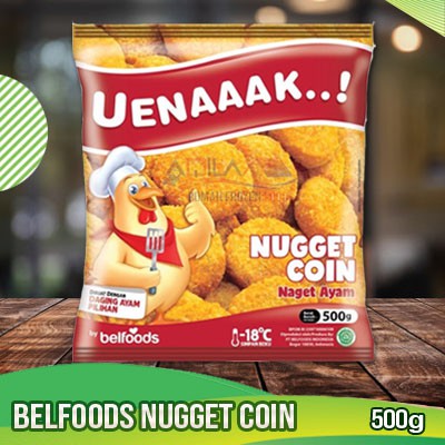 

BELFOODS Nugget Coin (Naget Ayam Bentuk Koin) 500g