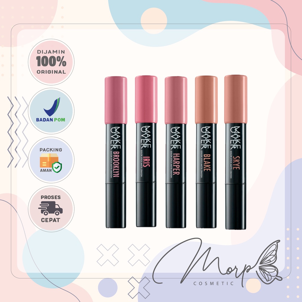 Jual Morp Make Over Color Stick Matte Crayon Shopee Indonesia 8305