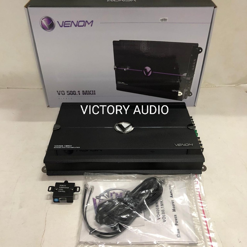 Power Monoblock Venom Diablo VO500.1MKll Monoblok Audio Mobil Venom VO 500.1 MK2 Diablo Ori Garansi