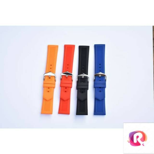 RUBBER STRAP TALI JAM TAG HEUER CARRERA 22MM