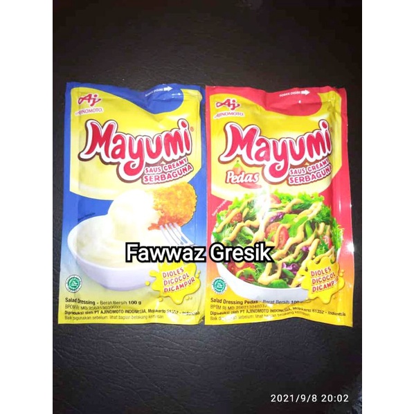 Mayumi Mayonaise Saus Creamy Serbaguna Original / Pedas 100 gr