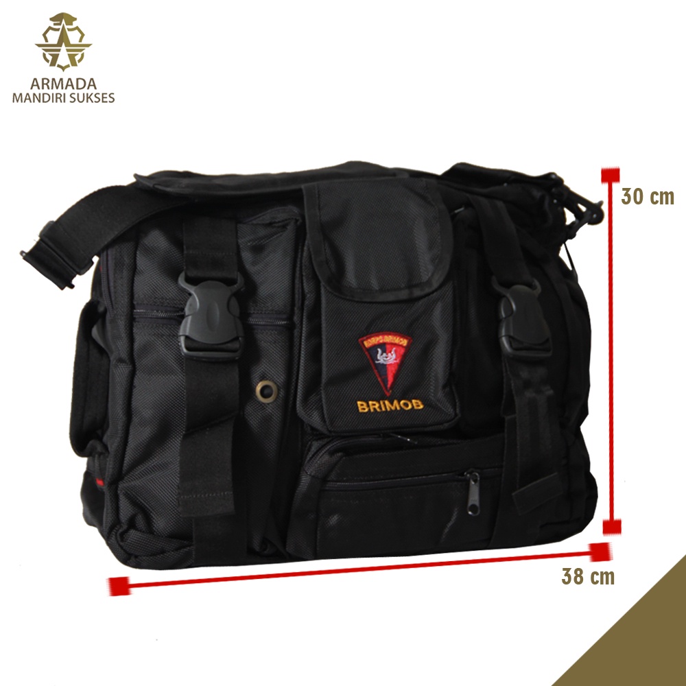 Tas Selempang Multi Logo Brimob - Sling Bag Multi Logo Brimob