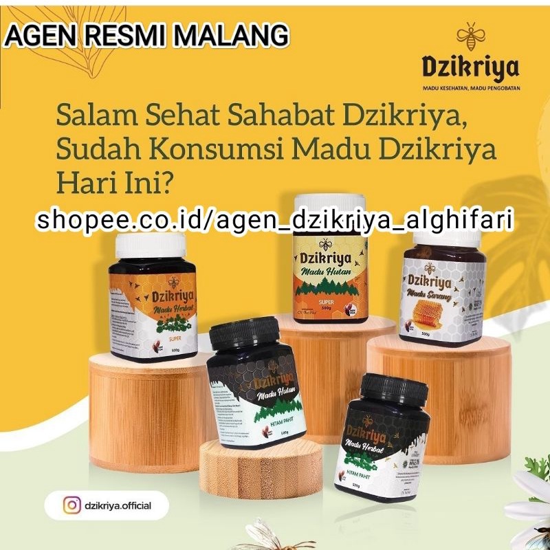 

Madu DZIKRIYA ZIKRIYA ADZIKRIYA Herbal Hutan Sarang Pahit Super Murni Asli,enak