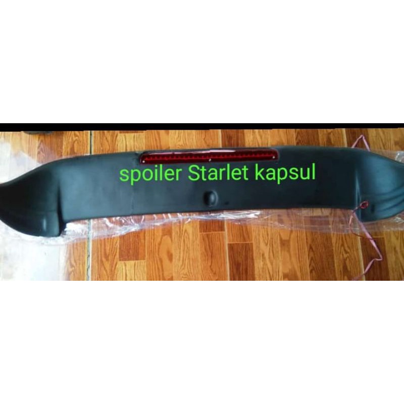 Spoiler starlet kotak kapsul plus lampu