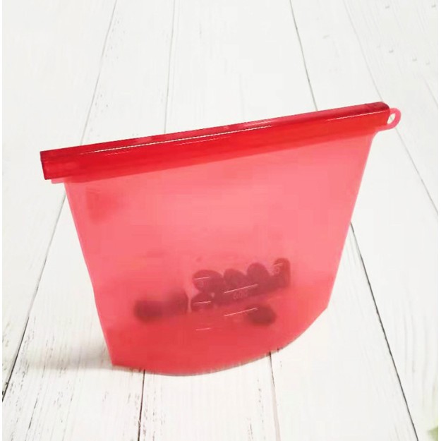 Kantong Makanan Silikon Ziplock Food Storage Keep Fresh