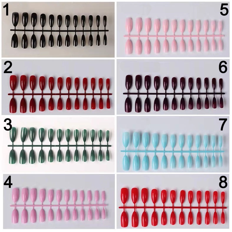 MURAH...!!! Kuku palsu / false nails glossy