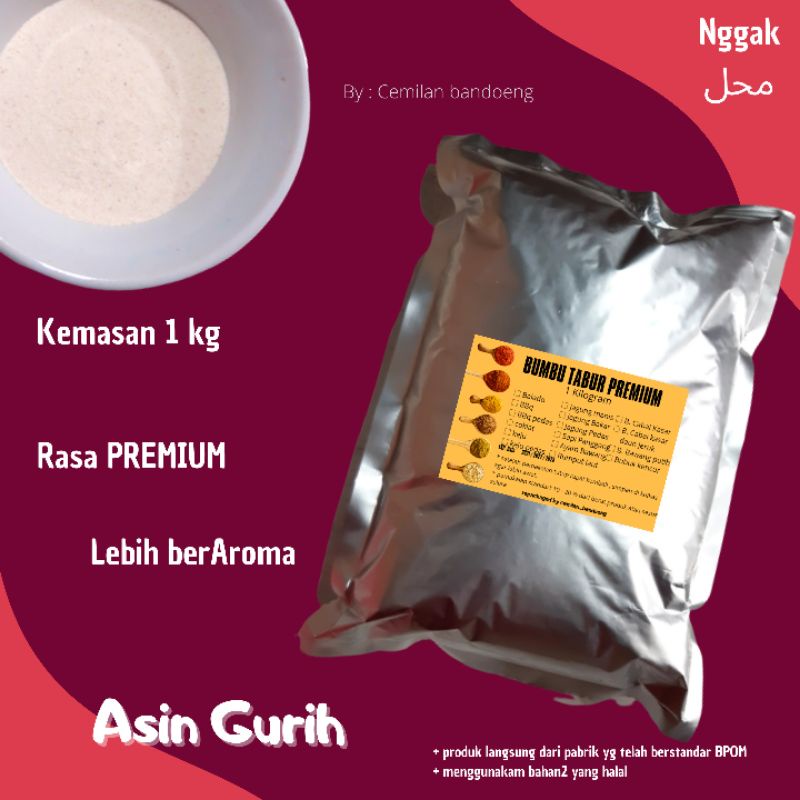 Bumbu Tabur Premium Rasa Asin Gurih kemasan 1 kg