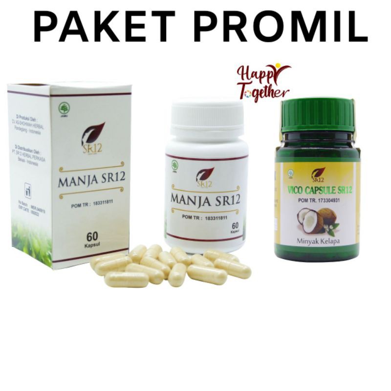 PAKET PROMIL SR12/PROGRAM HAMIL/PROMIL HERBAL/PROMIL BERHASIL/PROMIL BPOM / PROMIL AMAN