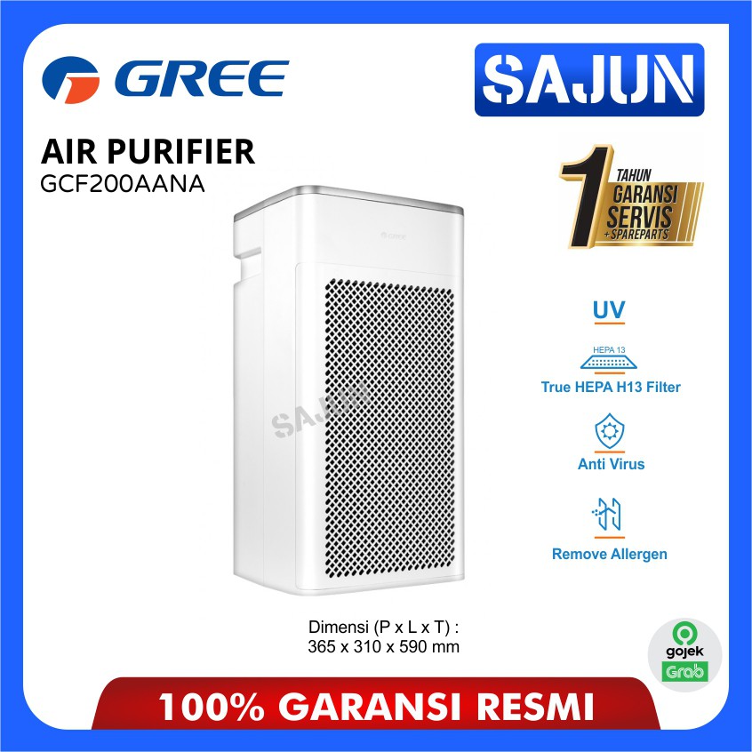 Gree Air Purifier GCF200AANA Anti Bacteria - Ionizer Virus Killer