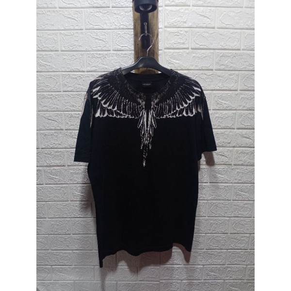 bundling kaos dan jaket bulang marcelo burlon volcom adidas