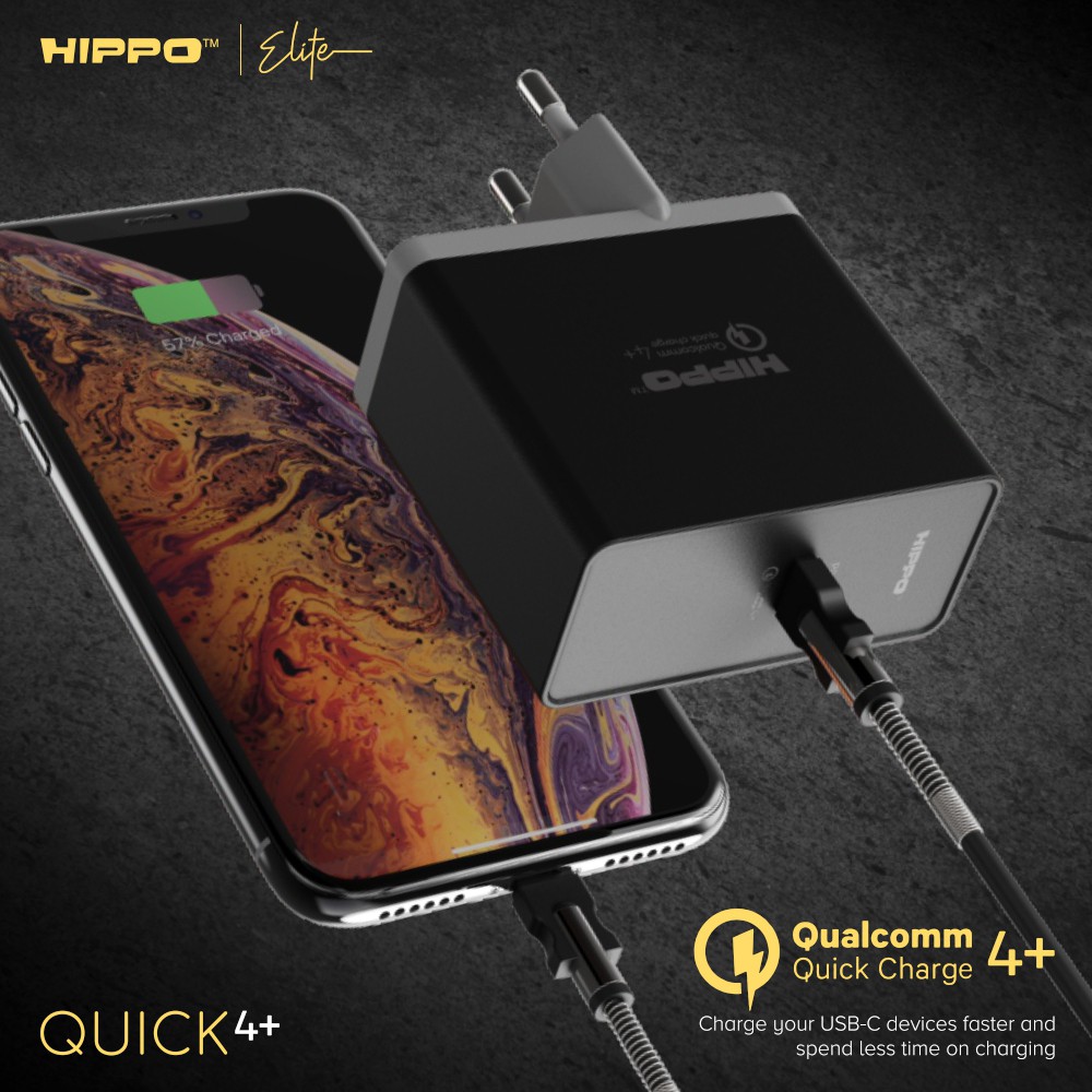 Hippo Elite Quick4+ Adapter Charger 27 W original