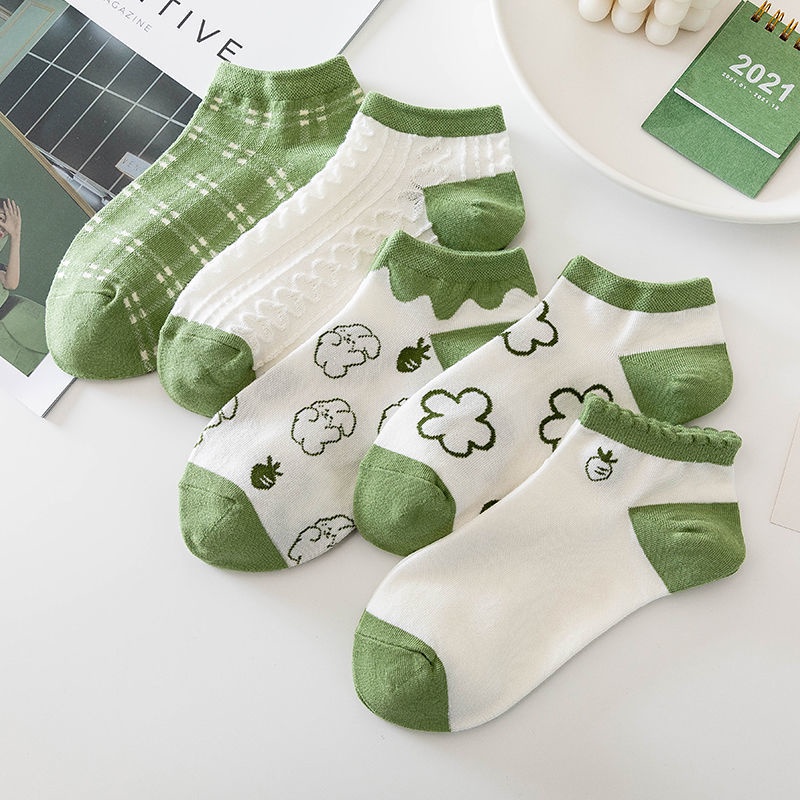 MURMURE.ID | KAOS KAKI MOTIF KARAKTER CUTE IMPORT KAOS KAKI WANITA PENDEK MOTIF SEMATA KAKI FASHION IMPORT-6