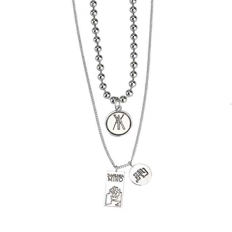 19033Harajuku style bundi fashion hip-hop necklace