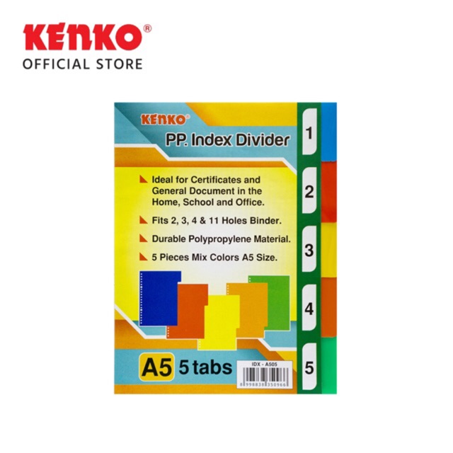 

Divider pembatas binder a5 kenko