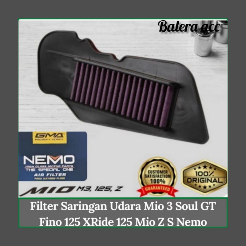 Filter Saringan Udara Mio 3 Soul GT Fino 125 XRide 125 Mio Z