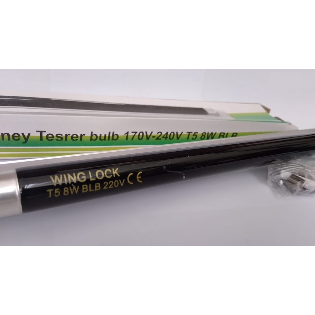 Kap T5 UV Set 8w Money Detector 220v/Lampu T5 UV Money Detector 8w