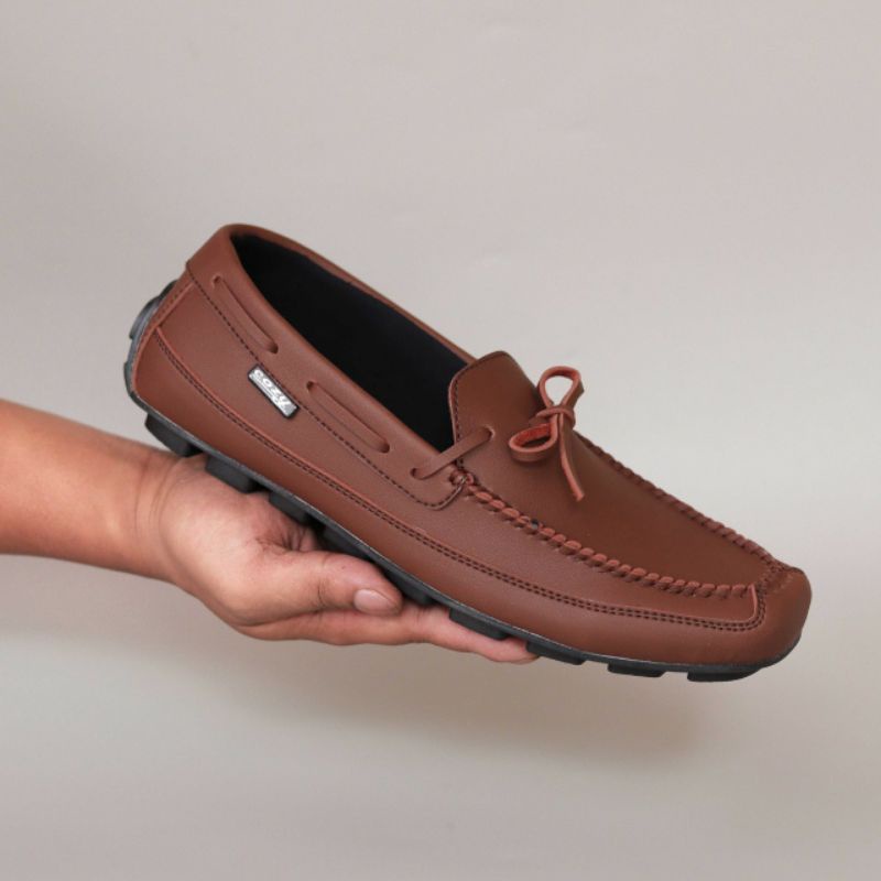 HOUSTON | Sepatu Pria Kasual Loafers Trendi Modern Fashion Santai Kerja Formal