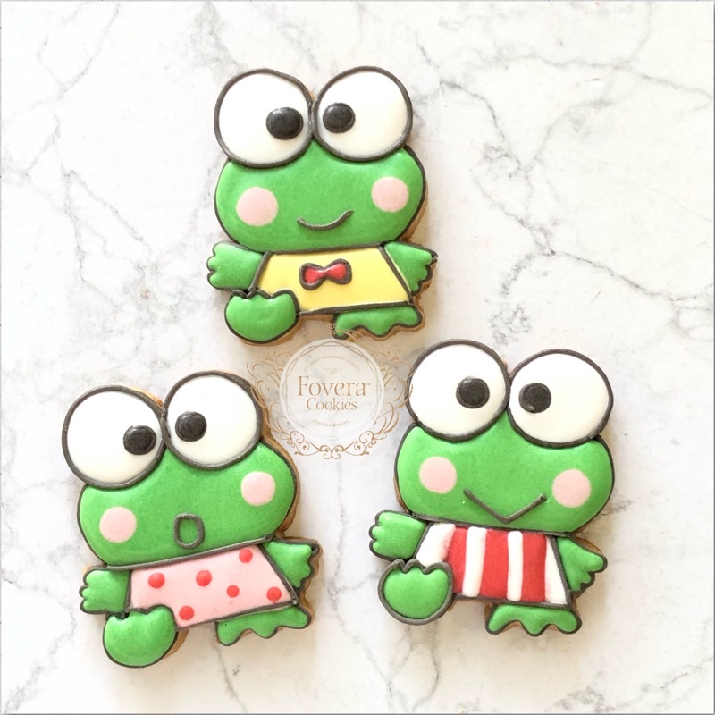 

(SET of 3pcs) Keroppi Cookies