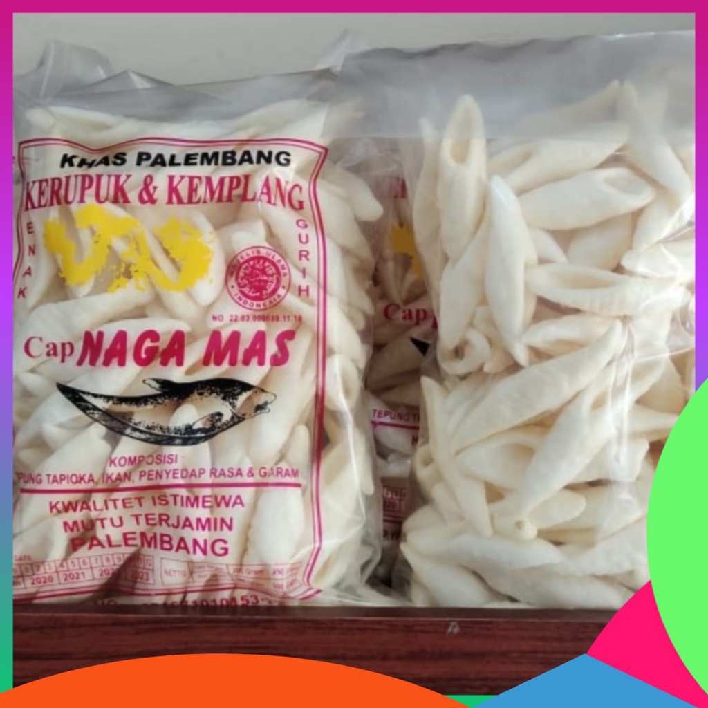 

KERUPUK PALEMBANG BUNCIS 250 GRAM KEMPLANG DAN KERUPUK NAGA MAS KHAS PALEMBANG