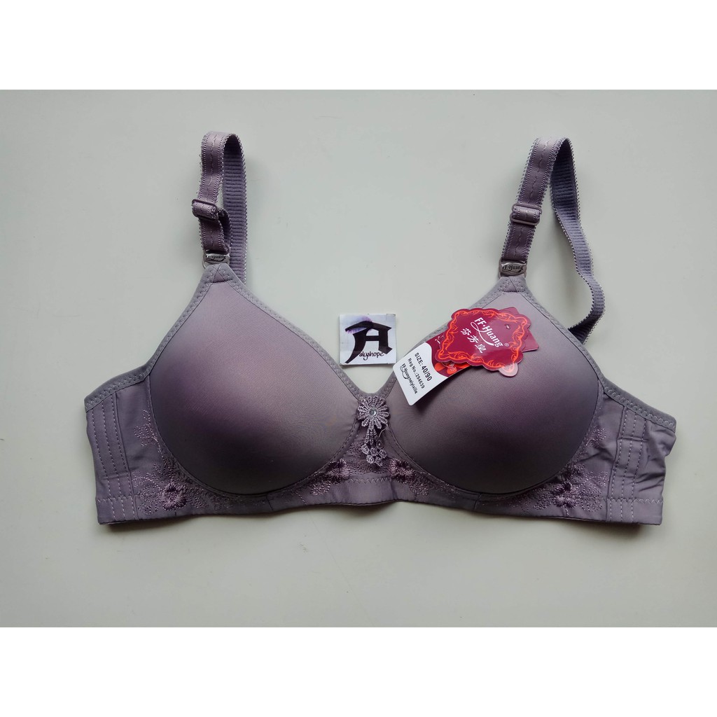 BH Tanpa Kawat Bordir FF HUANG 294639 / BRA NEW