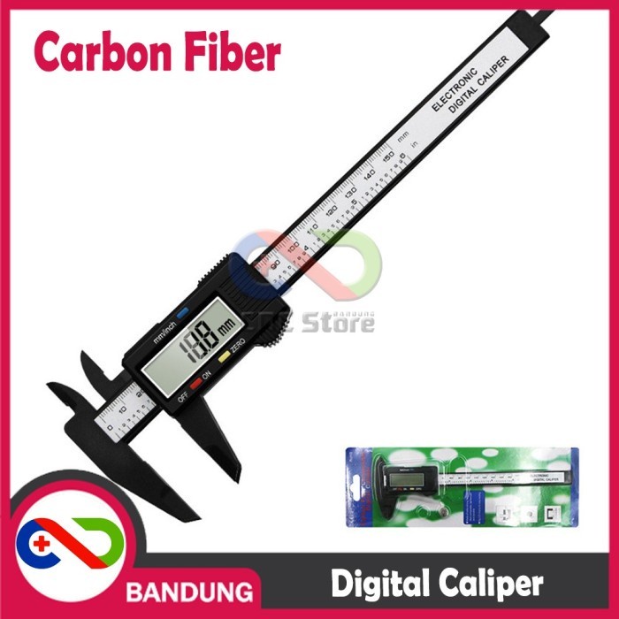 

Jangka Sorong Digital Caliper Carbon Fiber 150Mm