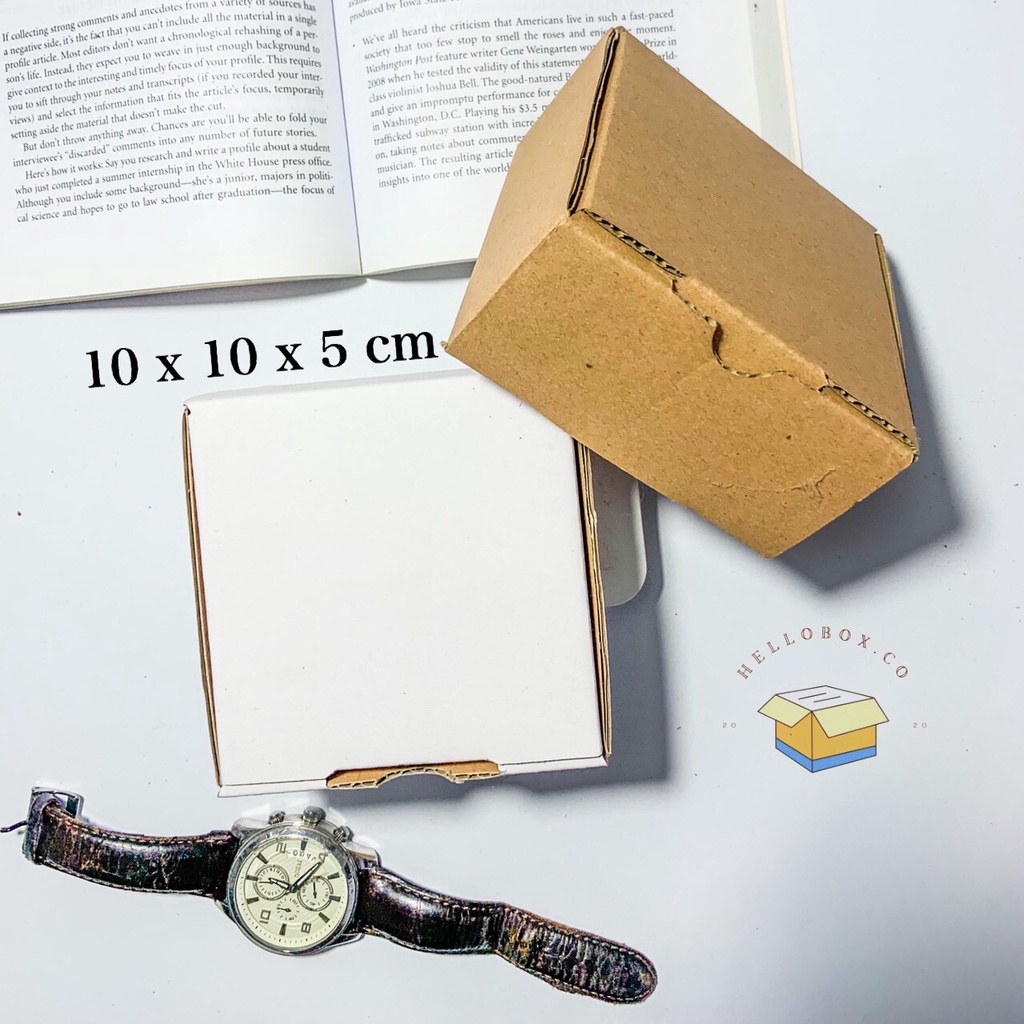 

Kardus Die Cut 10x10x5 - Karton Box Dus Packaging Pizza Hampers Kecil Polos Murah